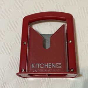 KITCHEN HQ BRAND NEW RED BAGEL SLICER